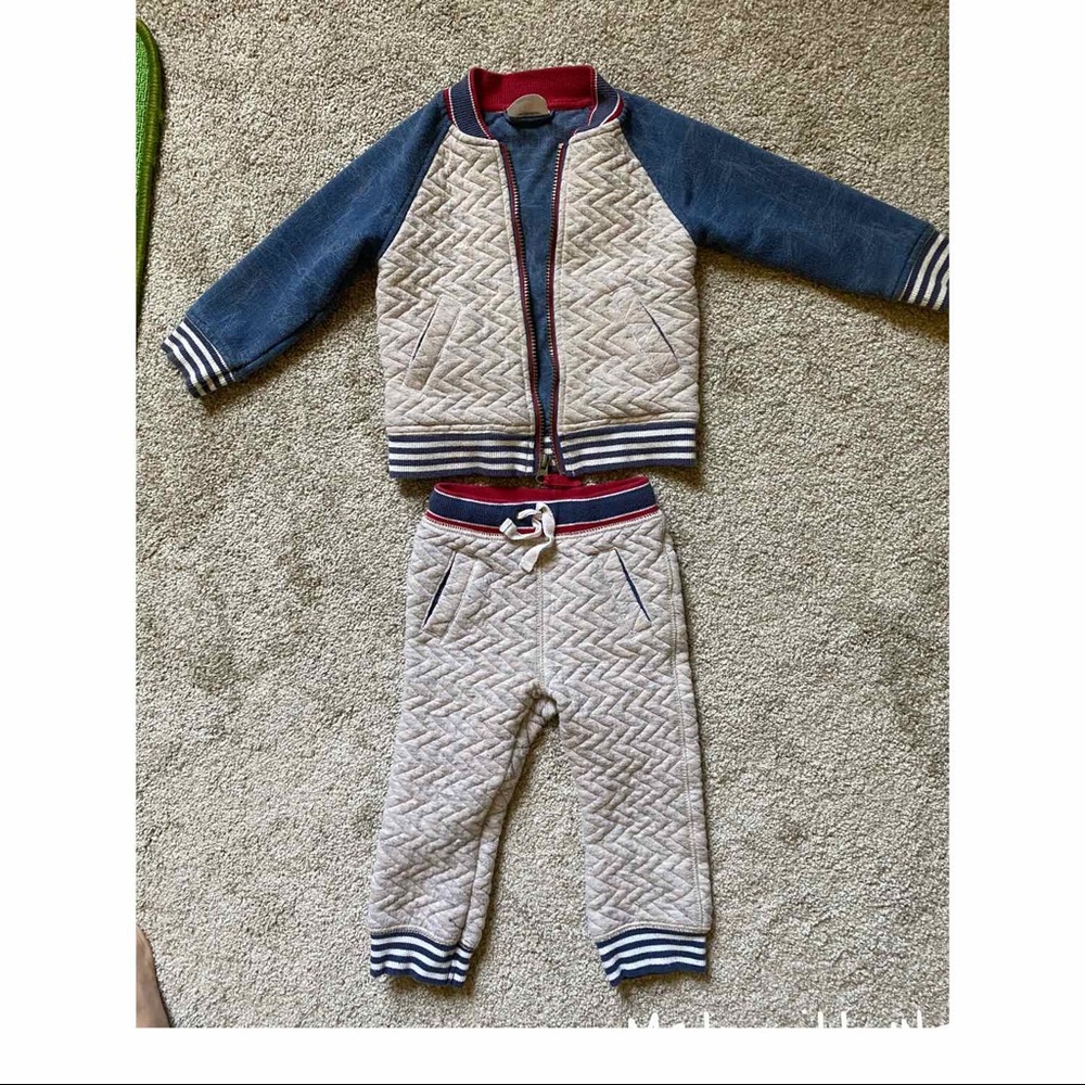Oshkosh Baby Quilted Bomber and Jogger set